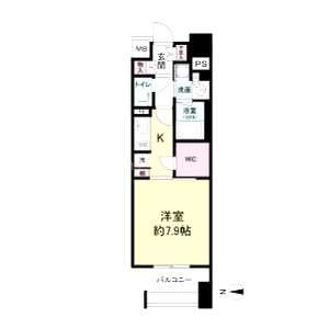 アビティ江坂の間取り図