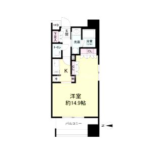 アビティ江坂の間取り図