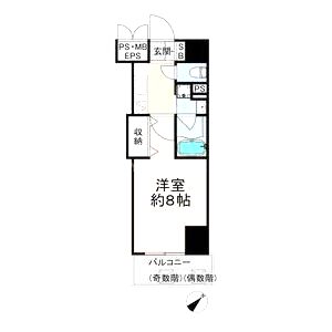 アルファレガロ神戸元町の間取り図