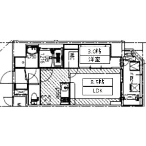 エスリードレジデンスグラン神戸三宮シティの間取り図