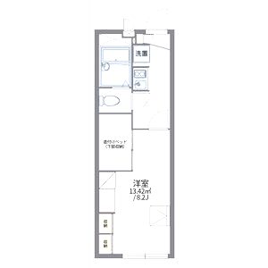 レオパレスMaeda2の間取り図