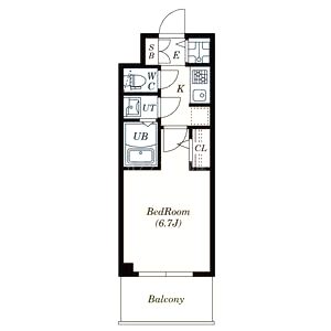 S-RESIDENCE城東SEVERの間取り図