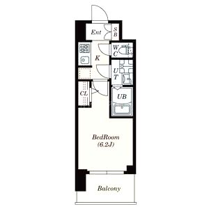 S-RESIDENCE城東SEVERの間取り図