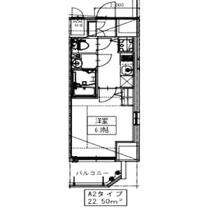 エスリードレジデンス神戸三宮の間取り図