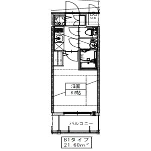 エスリードレジデンス神戸三宮の間取り図