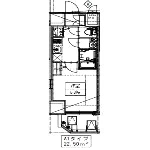 エスリードレジデンス神戸三宮の間取り図