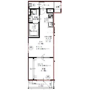 エトワールセレスト茨木の間取り図