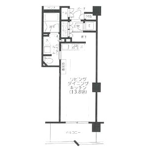 ロイヤルパークス桃坂の間取り図