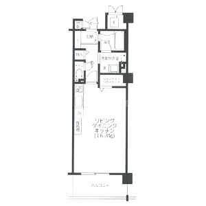 ロイヤルパークス桃坂の間取り図