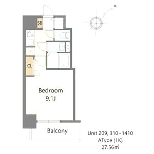 S-RESIDENCE堺altklasの間取り図
