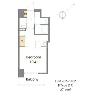 S-RESIDENCE堺altklasの間取り図