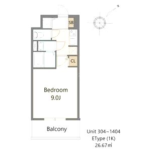 S-RESIDENCE堺altklasの間取り図