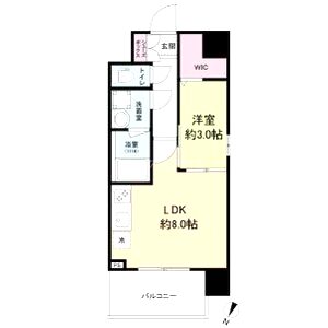 スプランディッドIIの間取り図