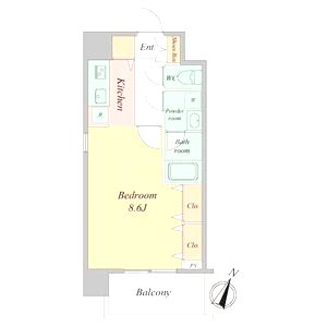 スプランディッドIIの間取り図