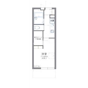 レオパレスSOARERIIIの間取り図