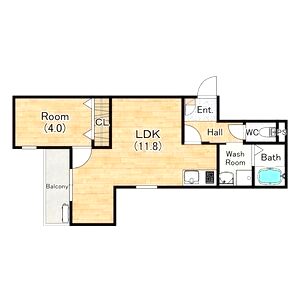 ジーメゾン東大阪寿クラディアの間取り図