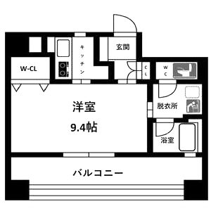 ES-Grande江坂公園の間取り図