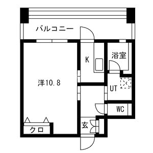 ES-Grande江坂公園の間取り図