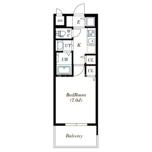 オーキッドレジデンス塚本の間取り図