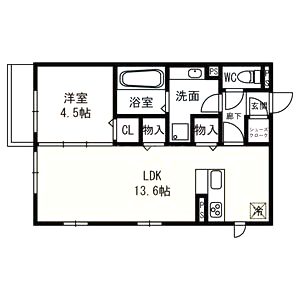 アビタシオン加美北の間取り図