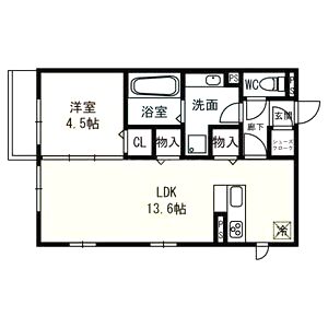 アビタシオン加美北の間取り図