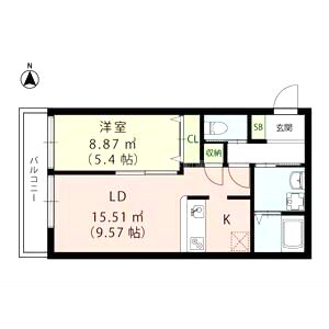 La Fite OMIYAの間取り図