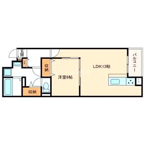 OA FLAT御立東IIの間取り図