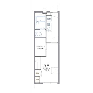 レオパレスTomoNaIIの間取り図
