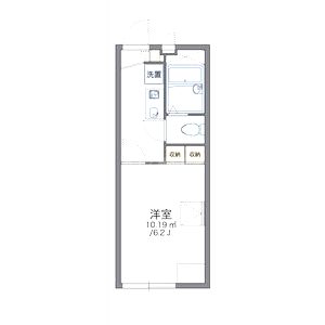 レオパレス小曽根の間取り図