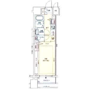 グランドロアール天満橋の間取り図