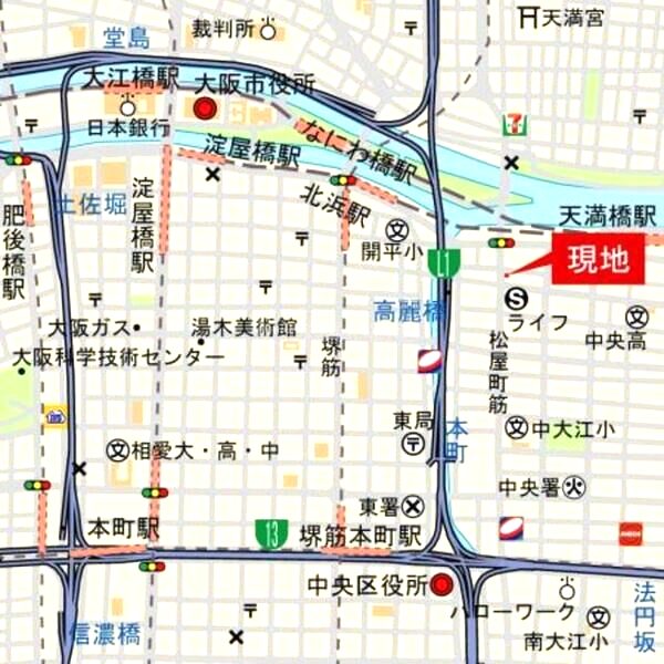 ルーエ天満橋の外観2枚目