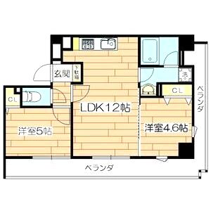 プレステージ12番館の間取り図