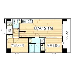 プレステージ12番館の間取り図