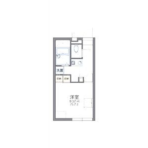 レオパレスこうべ 御蔵の間取り図