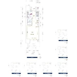 プレサンス天神橋スカイルの間取り図