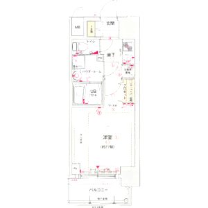 サムティ本町橋IIメディアスの間取り図