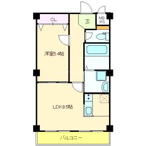フレンセの間取り図