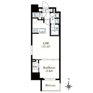 Dimus北浜の間取り図