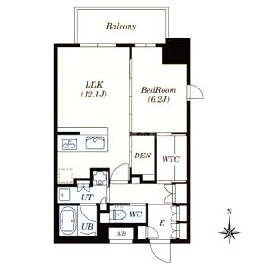 Dimus北浜の間取り図