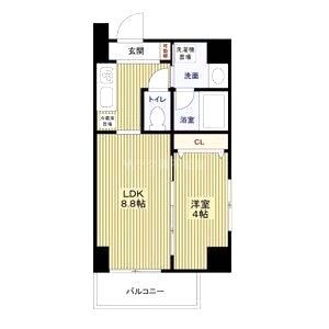 ヴェルレジデンス天満の間取り図