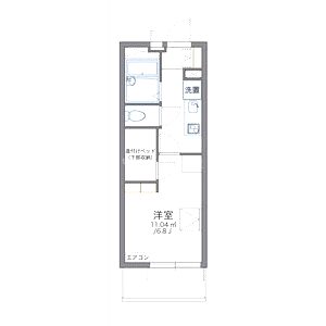 レオパレス新長田の間取り図