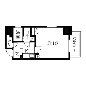 アクティ北浜の間取り図