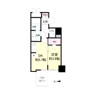 RISING Maison 本町橋の間取り図