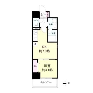 RISING Maison 本町橋の間取り図
