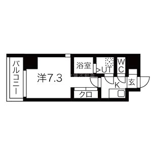 レクシア京橋DUOの間取り図