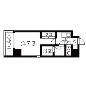 レクシア京橋DUOの間取り図