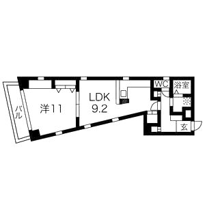 ビエラ江戸堀の間取り図