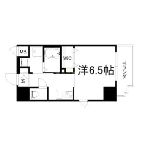 アール大阪グランデの間取り図