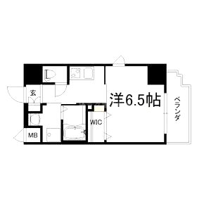 アール大阪グランデの間取り図