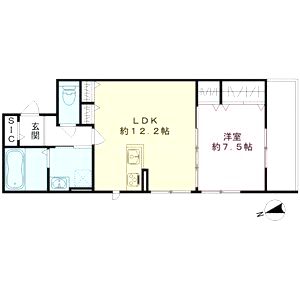 CASA PINO SOLO(カーサ・ピノ・ソロ)の間取り図